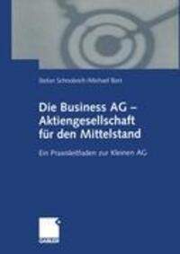 Cover: 9783409115858 | Die Business AG - Aktiengesellschaft für den Mittelstand | Taschenbuch