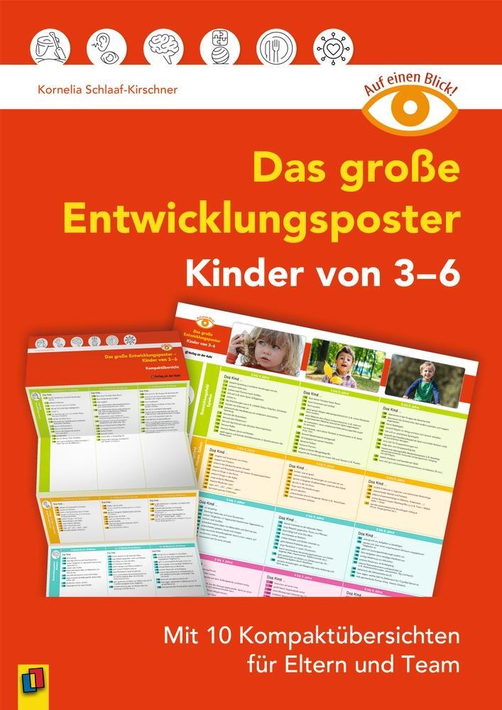 Cover: 9783834641953 | Das große Entwicklungsposter - Kinder von 3-6 | Schlaaf-Kirschner