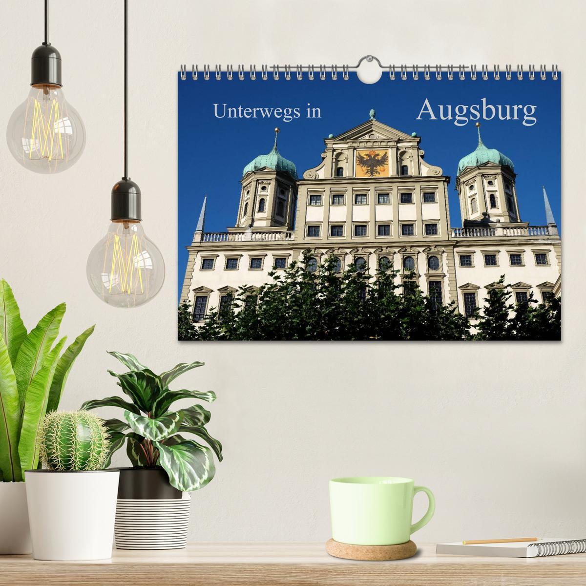 Bild: 9783435371013 | Unterwegs in Augsburg (Wandkalender 2025 DIN A4 quer), CALVENDO...