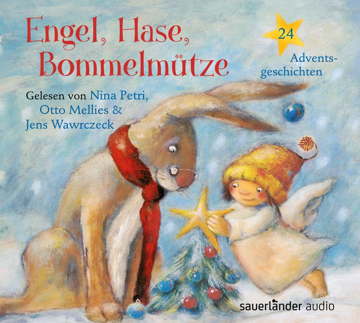 Cover: 9783839849606 | Engel, Hase, Bommelmütze | 24 Adventsgeschichten | Bolliger (u. a.)