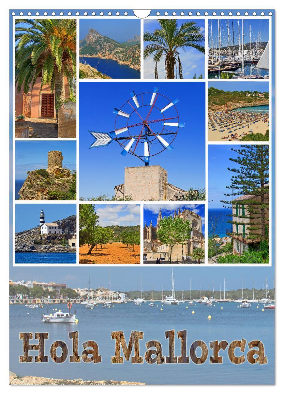 Cover: 9783435988211 | Hola Mallorca (Wandkalender 2025 DIN A3 hoch), CALVENDO Monatskalender