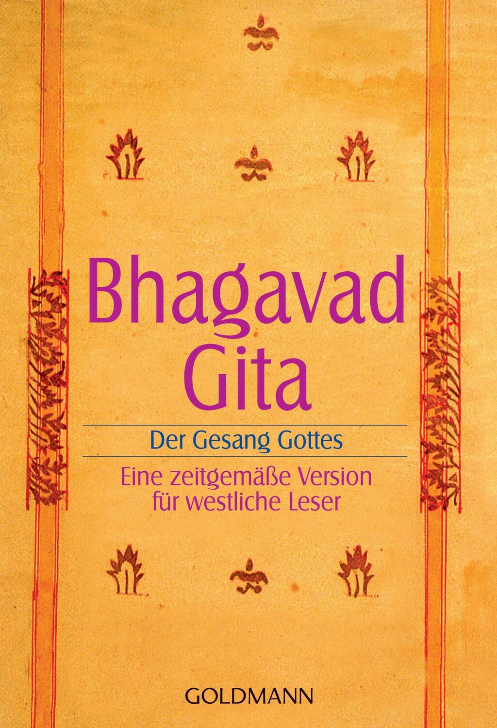 Cover: 9783442216079 | Bhagavadgita | Jack Hawley | Taschenbuch | Goldmanns Taschenbücher