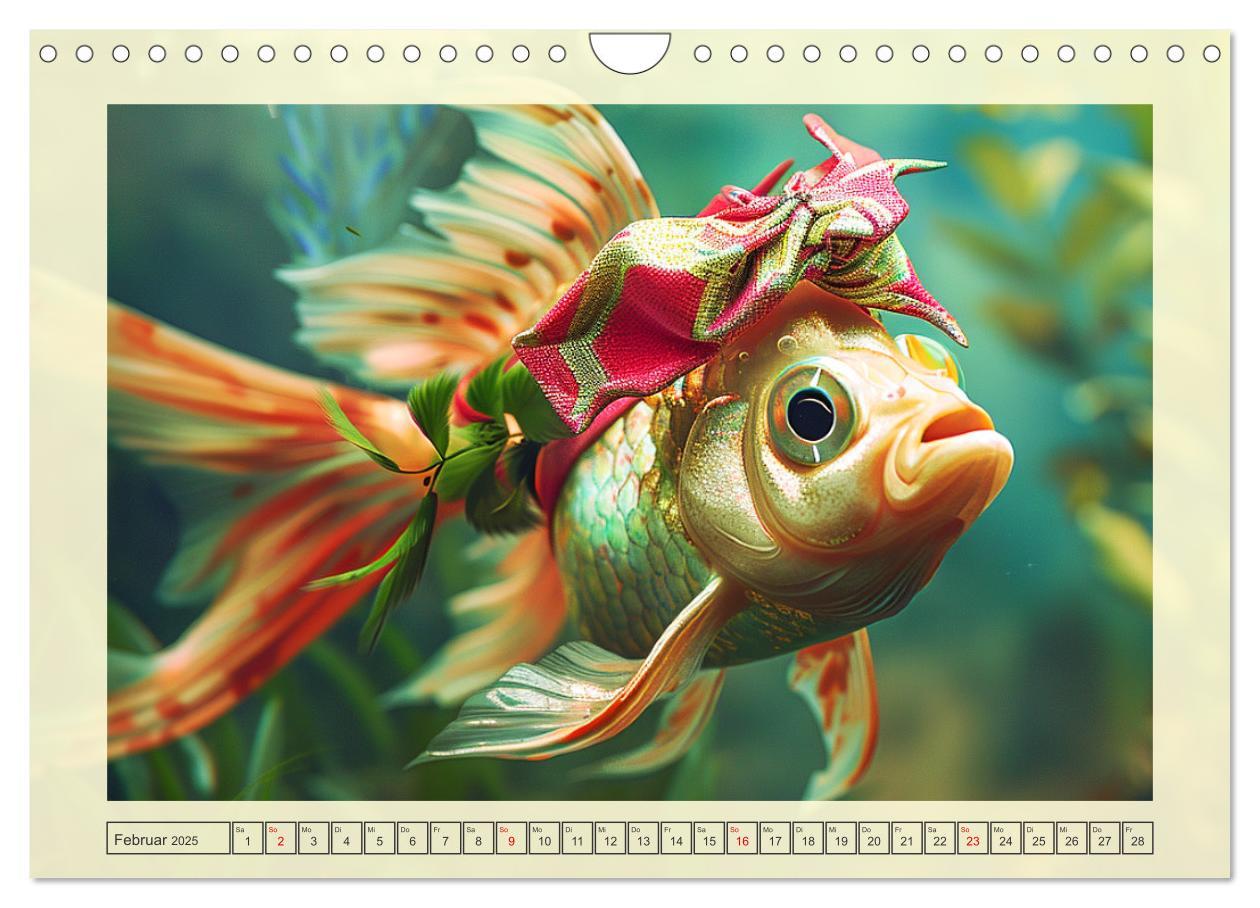 Bild: 9783435463763 | Fashion-Fisch. Die lustige Welt der Unterwasser-Mode (Wandkalender...