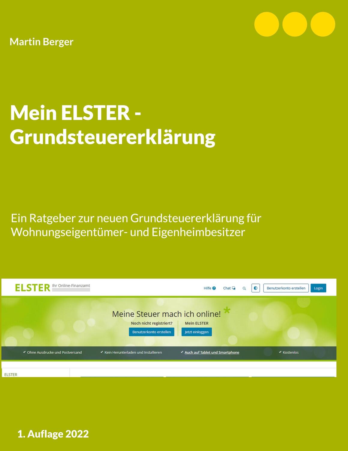Cover: 9783756889204 | Mein ELSTER - Grundsteuererklärung | Martin Berger | Taschenbuch