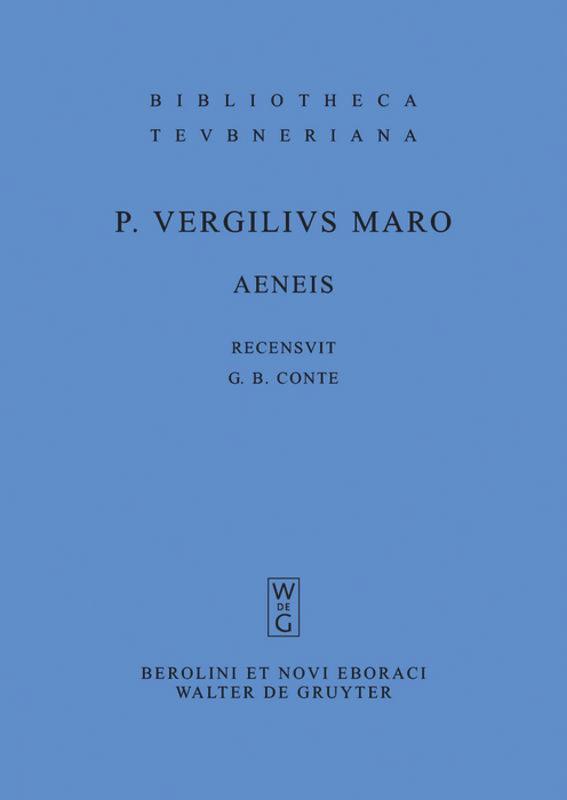 Cover: 9783110196078 | Aeneis | Publius Vergilius Maro | Buch | ISSN | XLIII | Latein | 2009