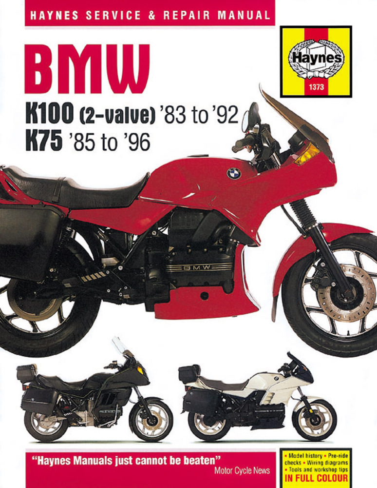 Cover: 9781785213052 | BMW K100 &amp; 75 2-valve Models (83 - 96) Haynes Repair Manual | Buch