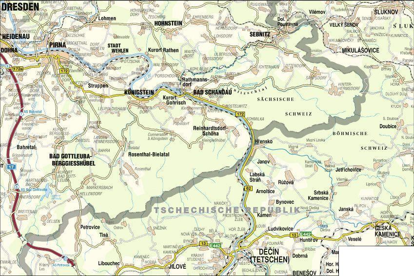 Bild: 9783868430172 | Nationalparkregion Sächsisch-Böhmische Schweiz | (Land-)Karte | 2022