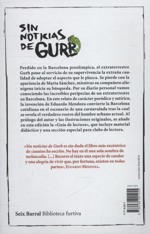 Rückseite: 9788432221255 | Sin noticias de Gurb | Eduardo Mendoza | Taschenbuch | Spanisch | 2014