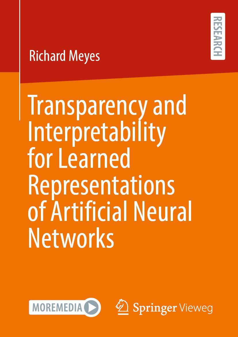 Cover: 9783658400033 | Transparency and Interpretability for Learned Representations of...