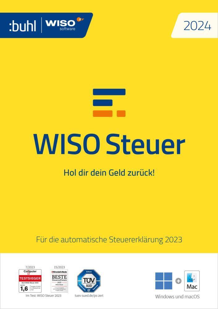 Cover: 4011282005450 | WISO Steuer 2024, 1 CD-ROM | Buhl Data Service GmbH | CD-ROM | 20 S.