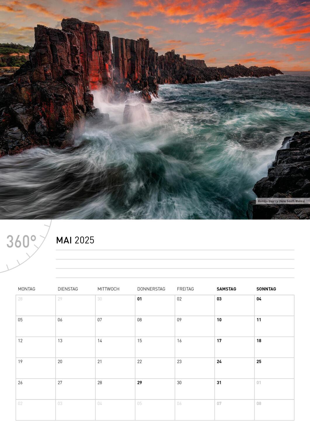 Bild: 9783968555737 | 360° Australien Broschürenkalender 2025 | Ingo Öland | Kalender | 2025