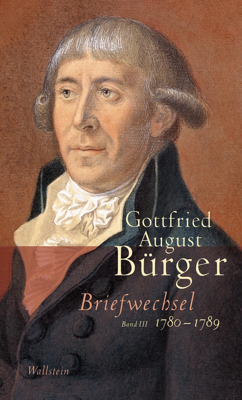 Cover: 9783835333987 | Briefwechsel | 1780-1789 | Gottfried August Bürger | Buch | 1224 S.