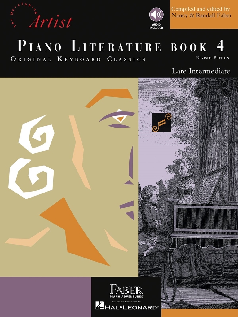 Cover: 674398206476 | Piano Adventures Literature Book 4 | Buch + Online-Audio | 2001