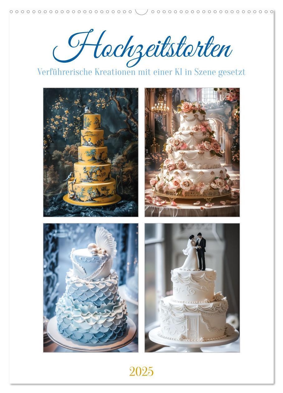 Cover: 9783383801112 | Hochzeitstorten - Verführerische Kreationen mit einer KI in Szene...