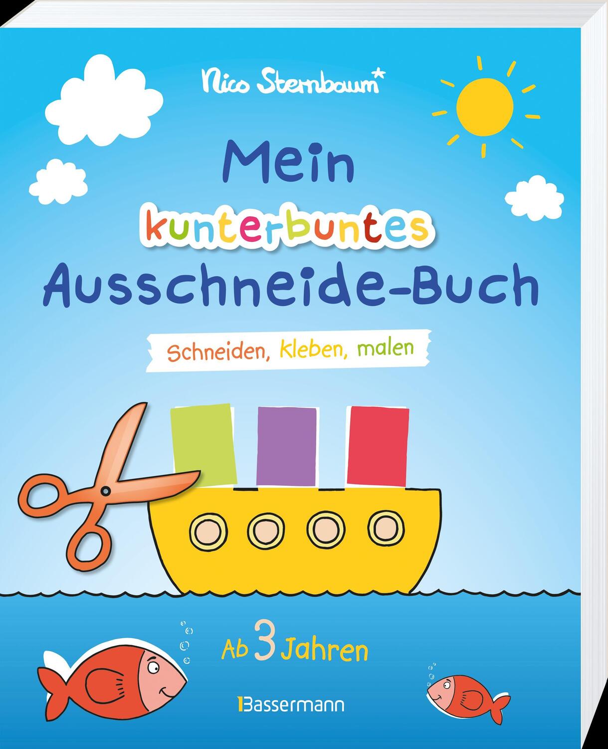 Bild: 9783809438199 | Mein kunterbuntes Ausschneide-Buch | Nico Sternbaum | Taschenbuch