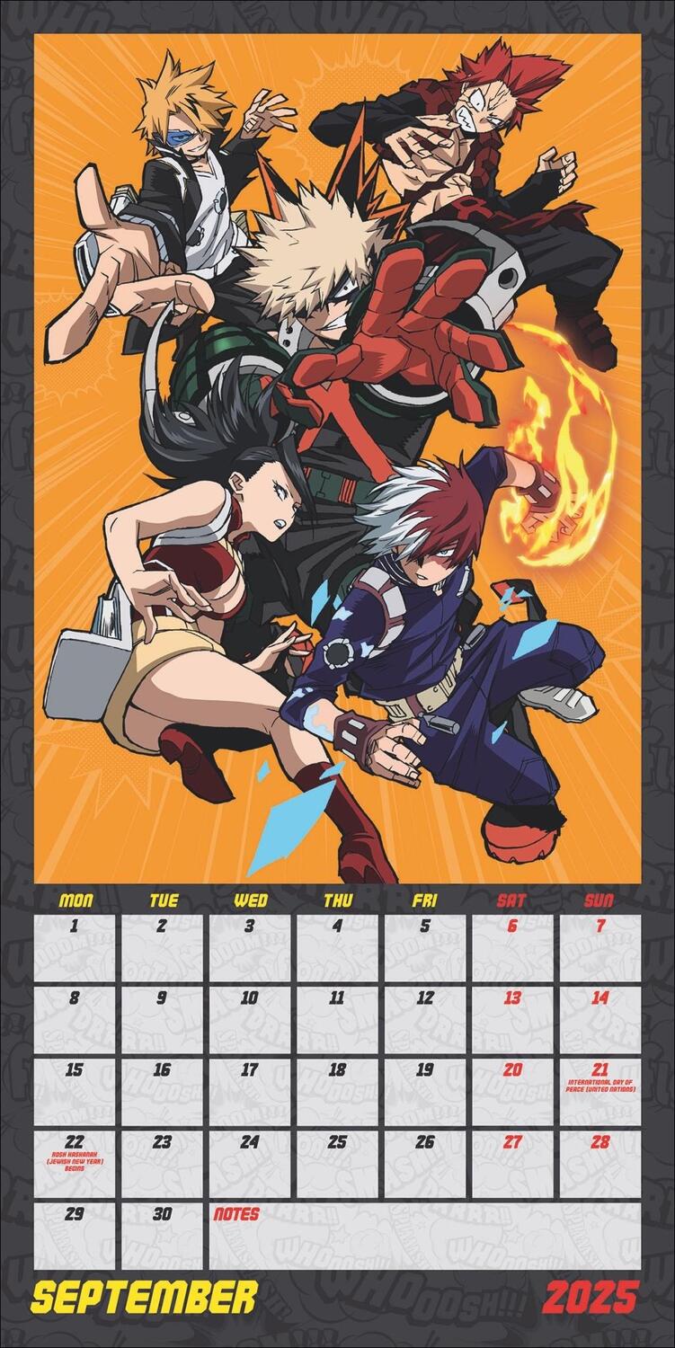 Bild: 9783840196829 | My Hero Academia Broschurkalender 2025 | Kalender | Danilo | 28 S.