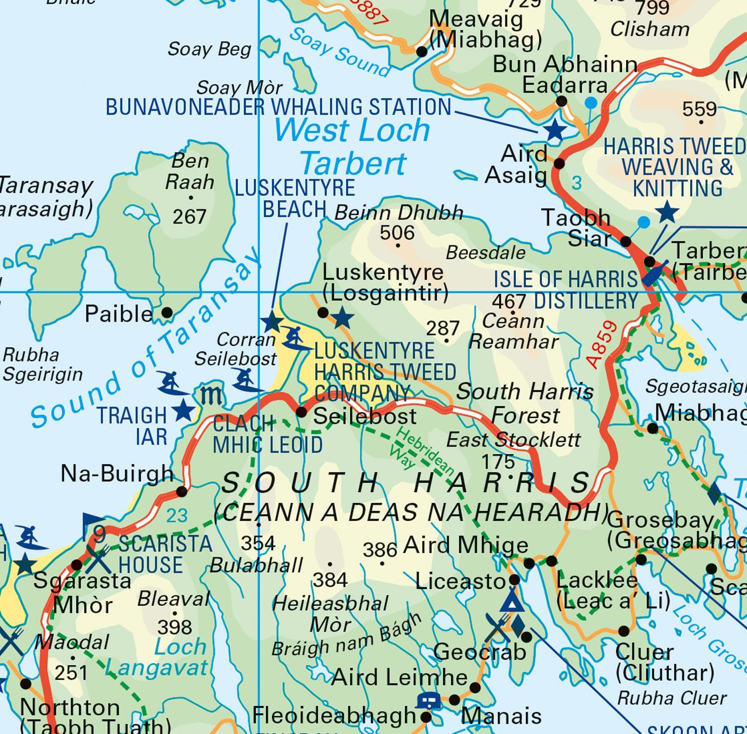 Bild: 9780008580056 | Outer Hebrides Pocket Map | Collins Maps | (Land-)Karte | Englisch