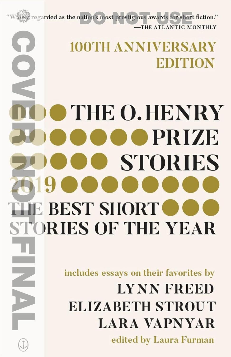 Bild: 9780525565536 | The O. Henry Prize Stories #100th Anniversary Edition (2019) | Furman