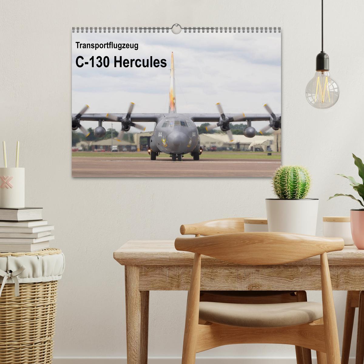 Bild: 9783435375417 | Transportflugzeug C-130 Hercules (Wandkalender 2025 DIN A3 quer),...