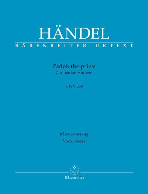 Cover: 9790006562183 | Zadok the Priest, Klavierauszug | Georg Friedrich Händel | Buch | 2016