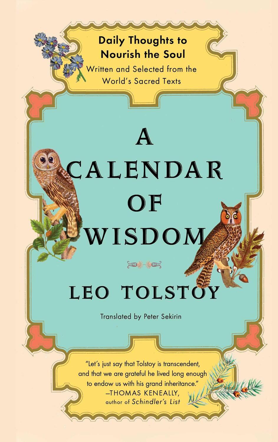 Cover: 9780684837932 | A Calendar of Wisdom: Daily Thoughts to Nourish the Soul, Written...