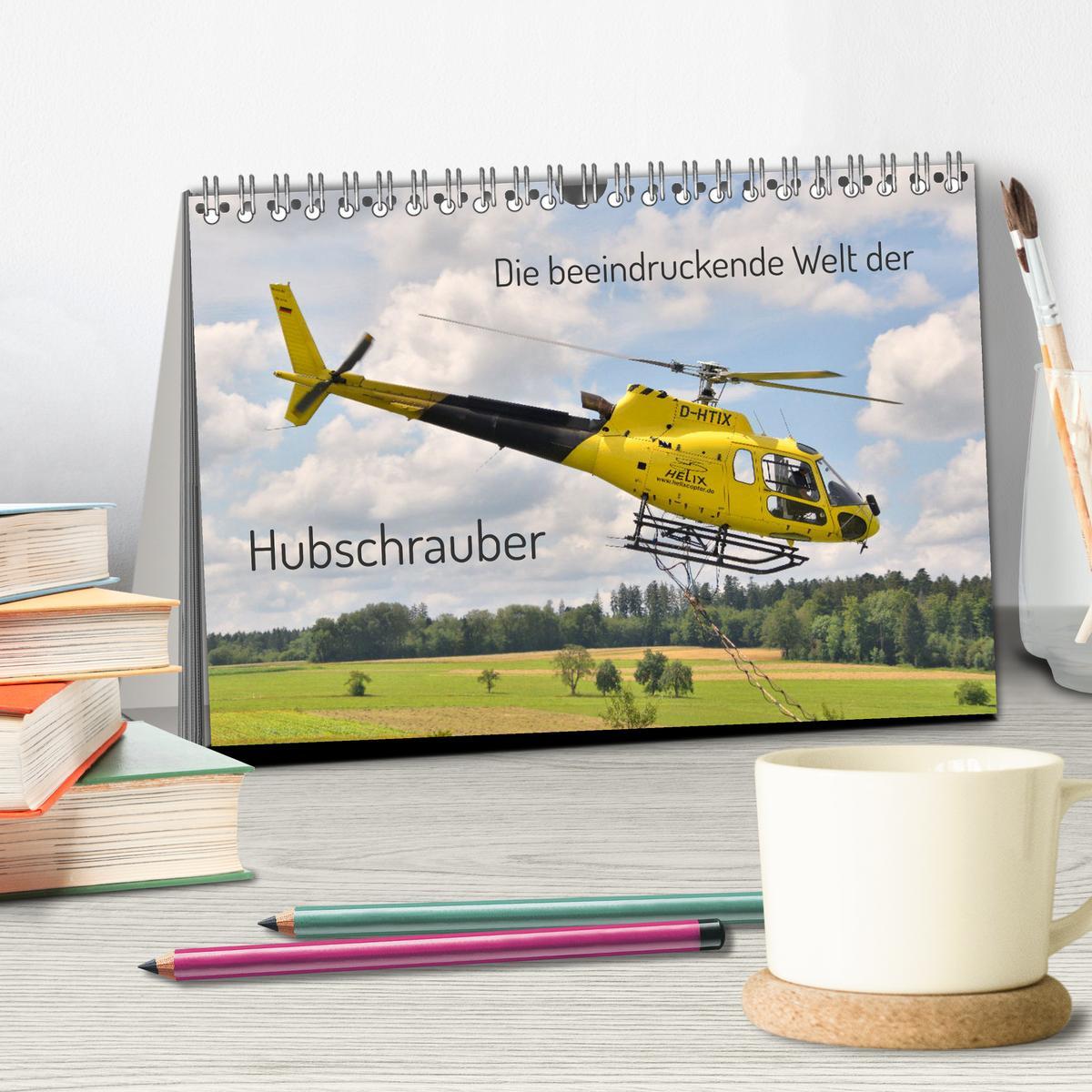 Bild: 9783457235669 | Die beeindruckende Welt der Hubschrauber (Tischkalender 2025 DIN A5...