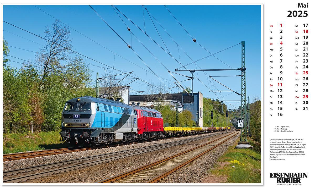 Bild: 9783844659382 | Baureihe 218 - 2025 | Kalender | 13 S. | Deutsch | 2025