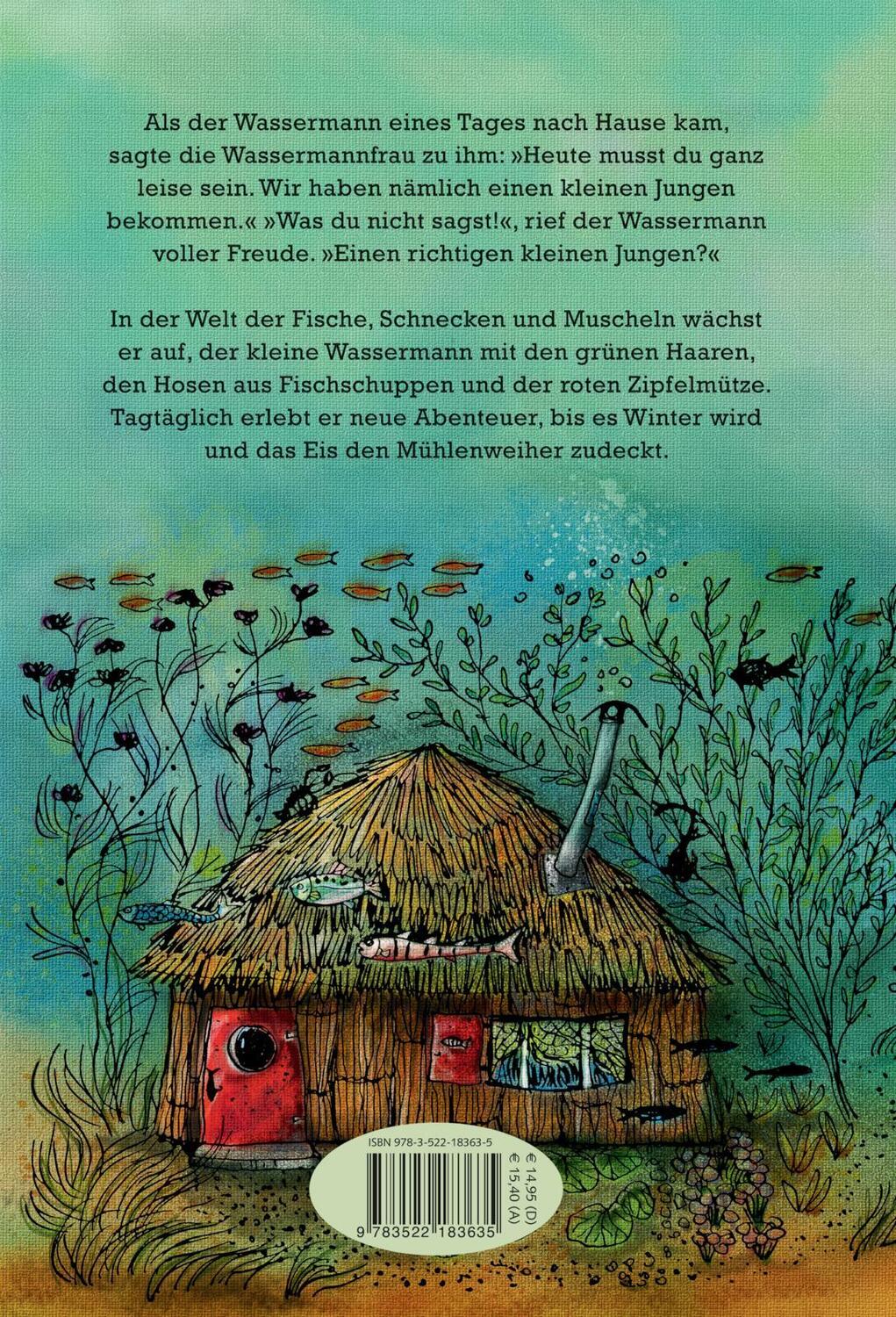 Rückseite: 9783522183635 | Der kleine Wassermann, kolorierte Ausgabe | Otfried Preußler | Buch