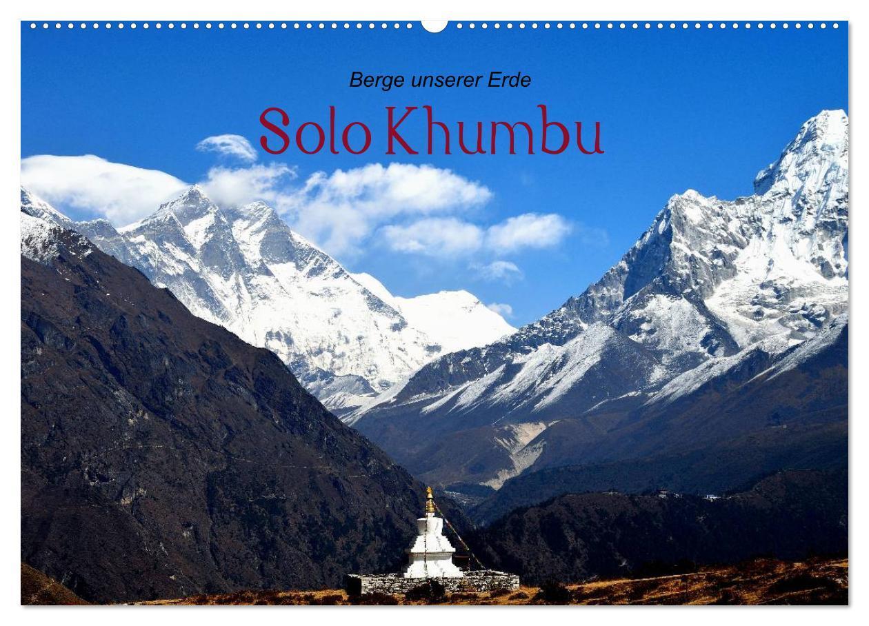 Cover: 9783383508080 | Solo Khumbu (Wandkalender 2024 DIN A2 quer), CALVENDO Monatskalender