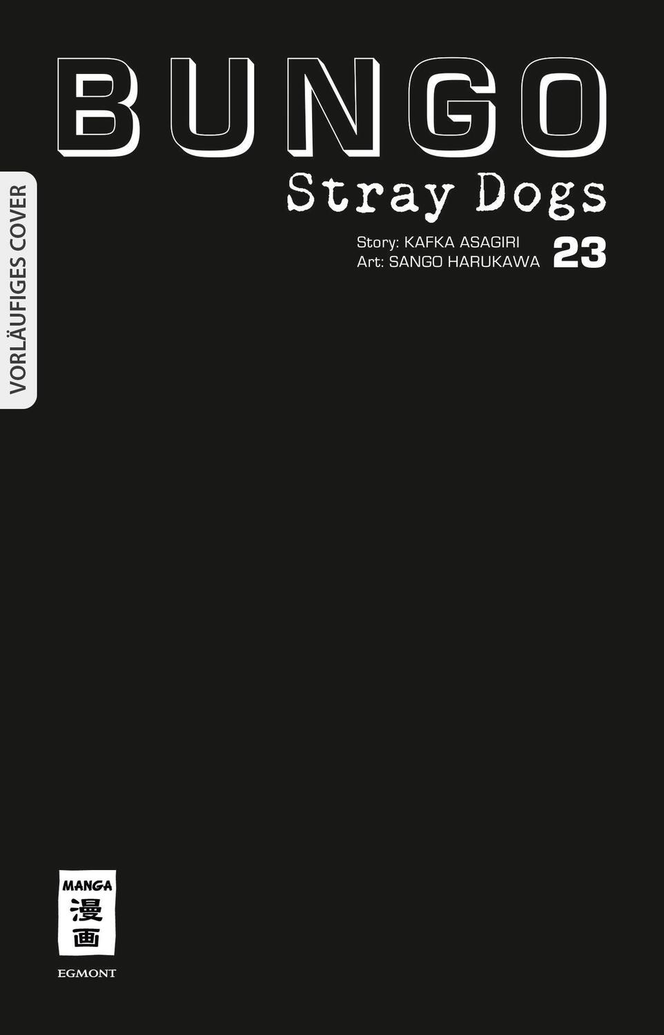 Cover: 9783755500568 | Bungo Stray Dogs 23 | Kafka Asagiri (u. a.) | Taschenbuch | 176 S.