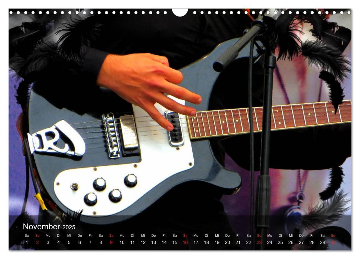 Bild: 9783435570096 | Rockgitarren Power (Wandkalender 2025 DIN A3 quer), CALVENDO...