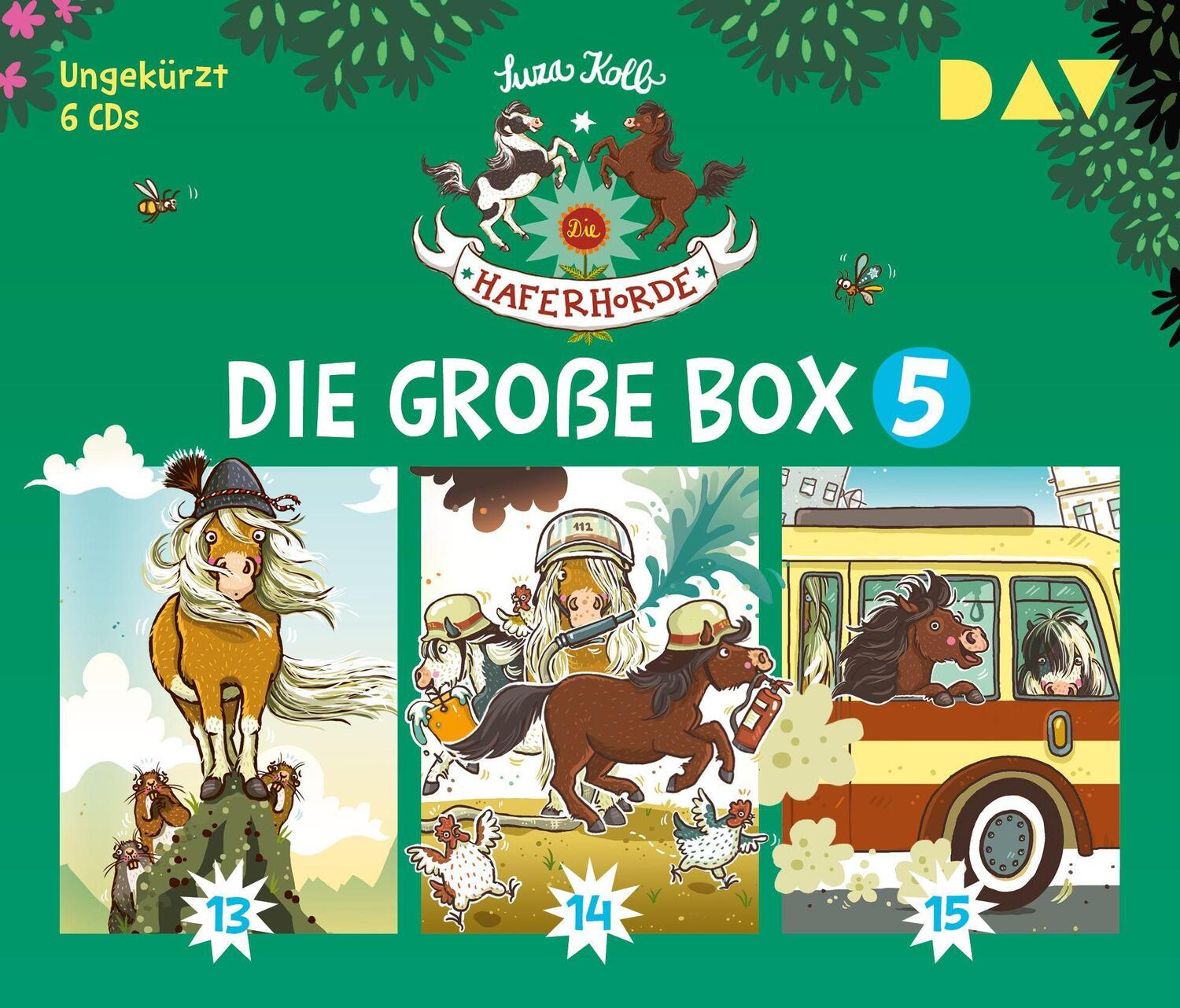 Cover: 9783742430779 | Die Haferhorde - Die große Box 5 (Teil 13-15) | Suza Kolb | Audio-CD