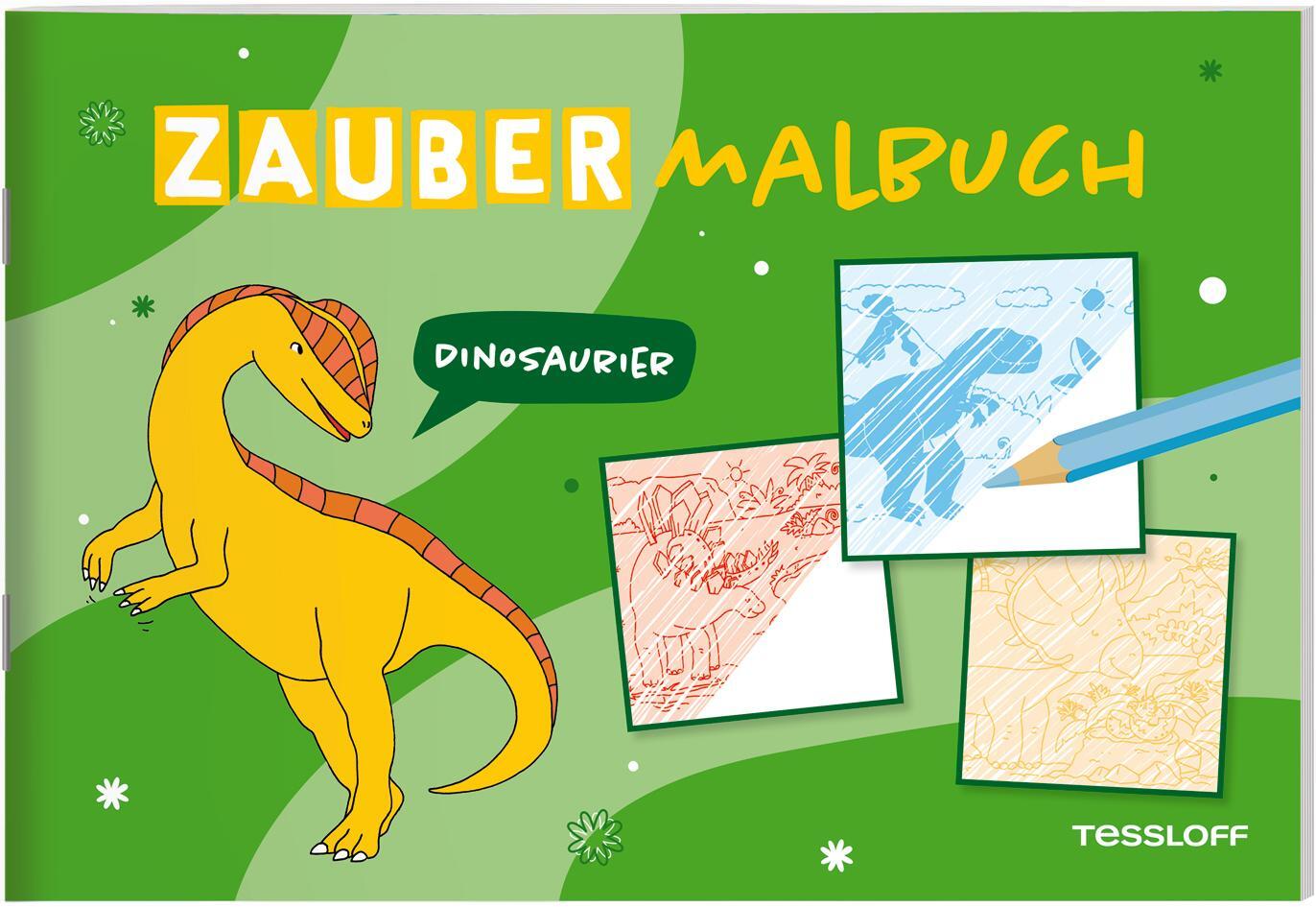 Cover: 9783788645519 | Zaubermalbuch. Dinosaurier | Mit magischen Zauberseiten | Broschüre