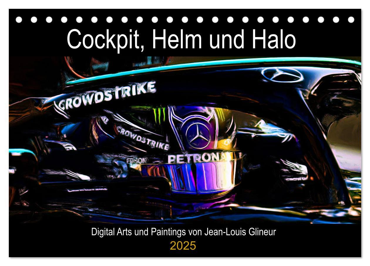 Cover: 9783435288601 | Cockpit, Helm und Halo (Tischkalender 2025 DIN A5 quer), CALVENDO...