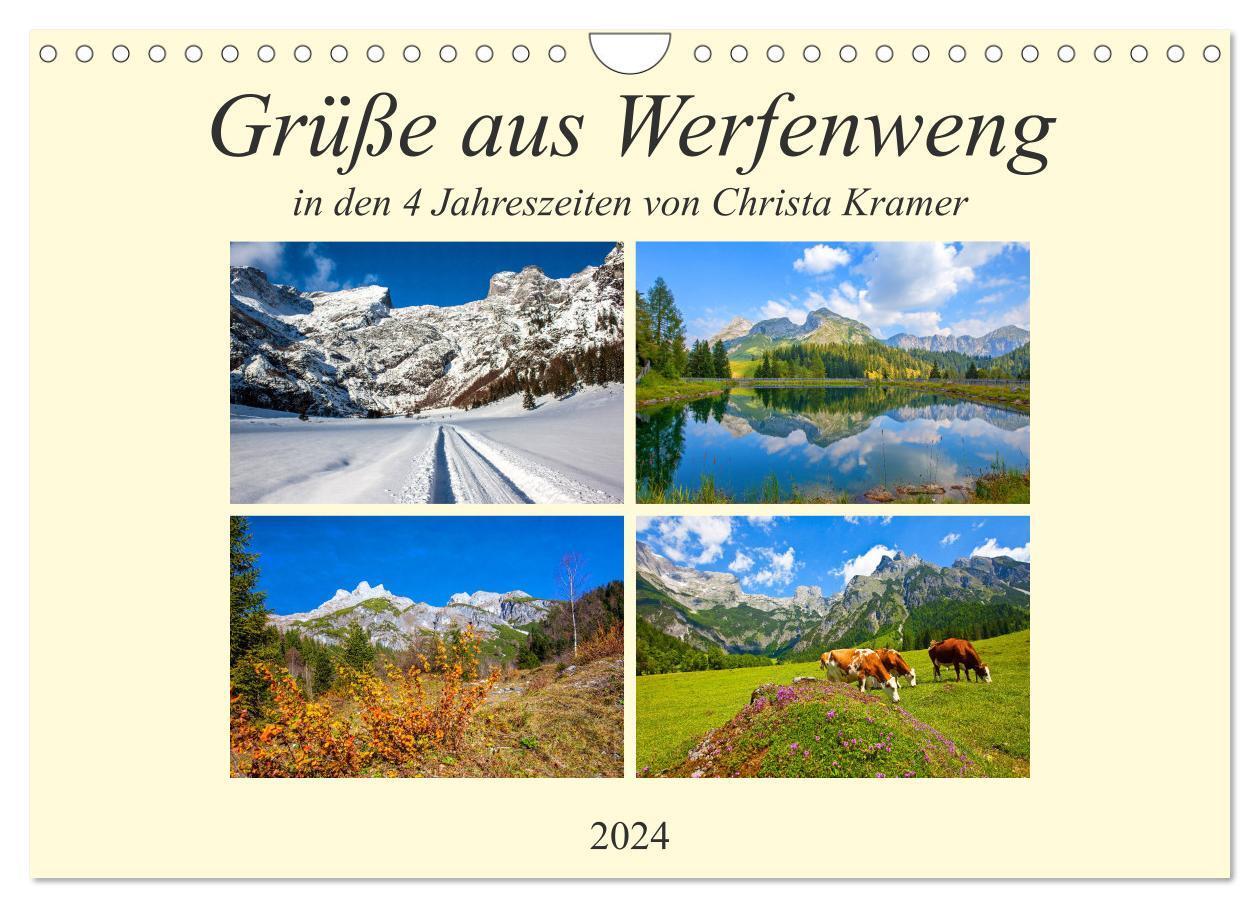 Cover: 9783675530638 | Grüße aus Werfenweng (Wandkalender 2024 DIN A4 quer), CALVENDO...
