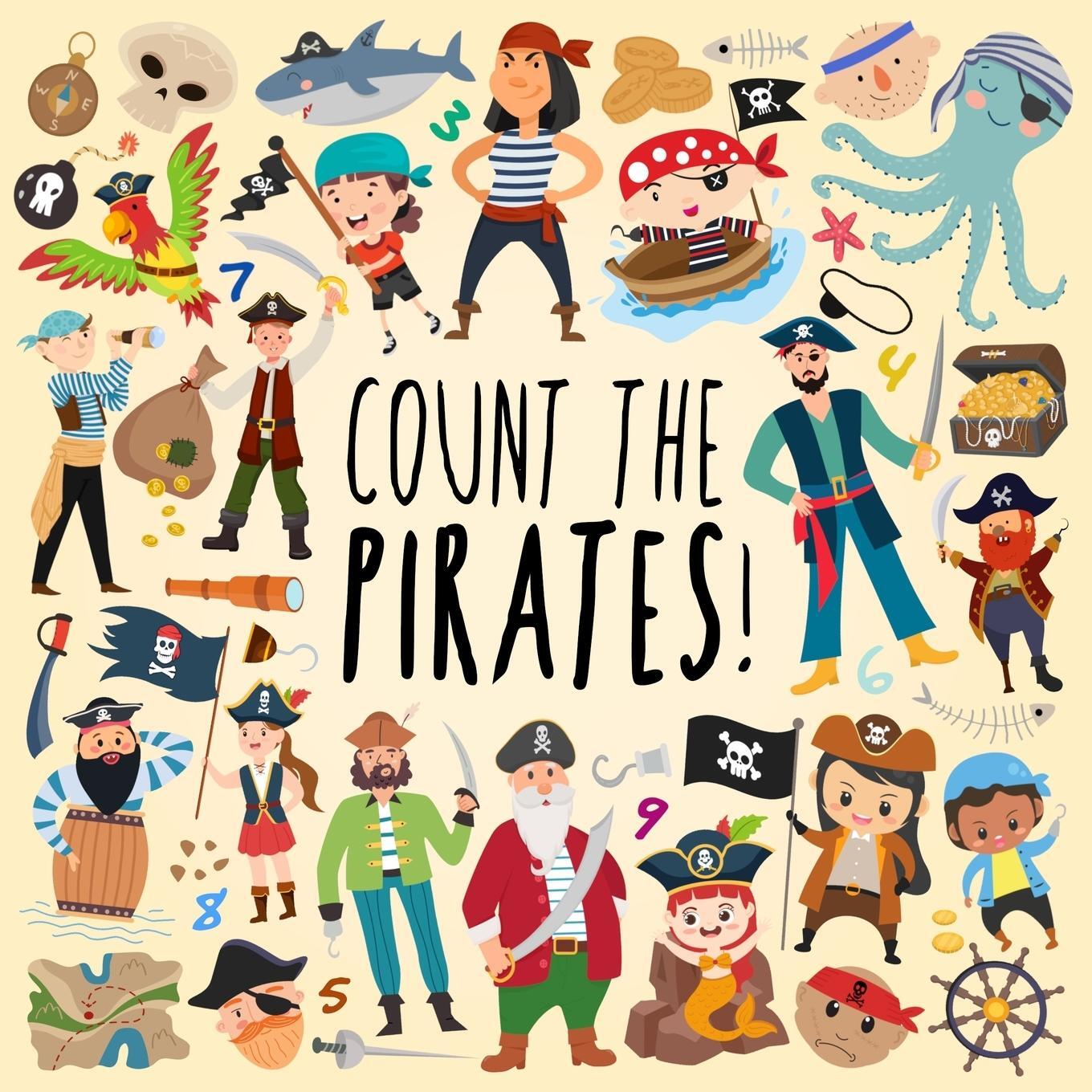 Cover: 9781914047442 | Count the Pirates! | A Fun Picture Puzzle Book for 3-5 Year Olds