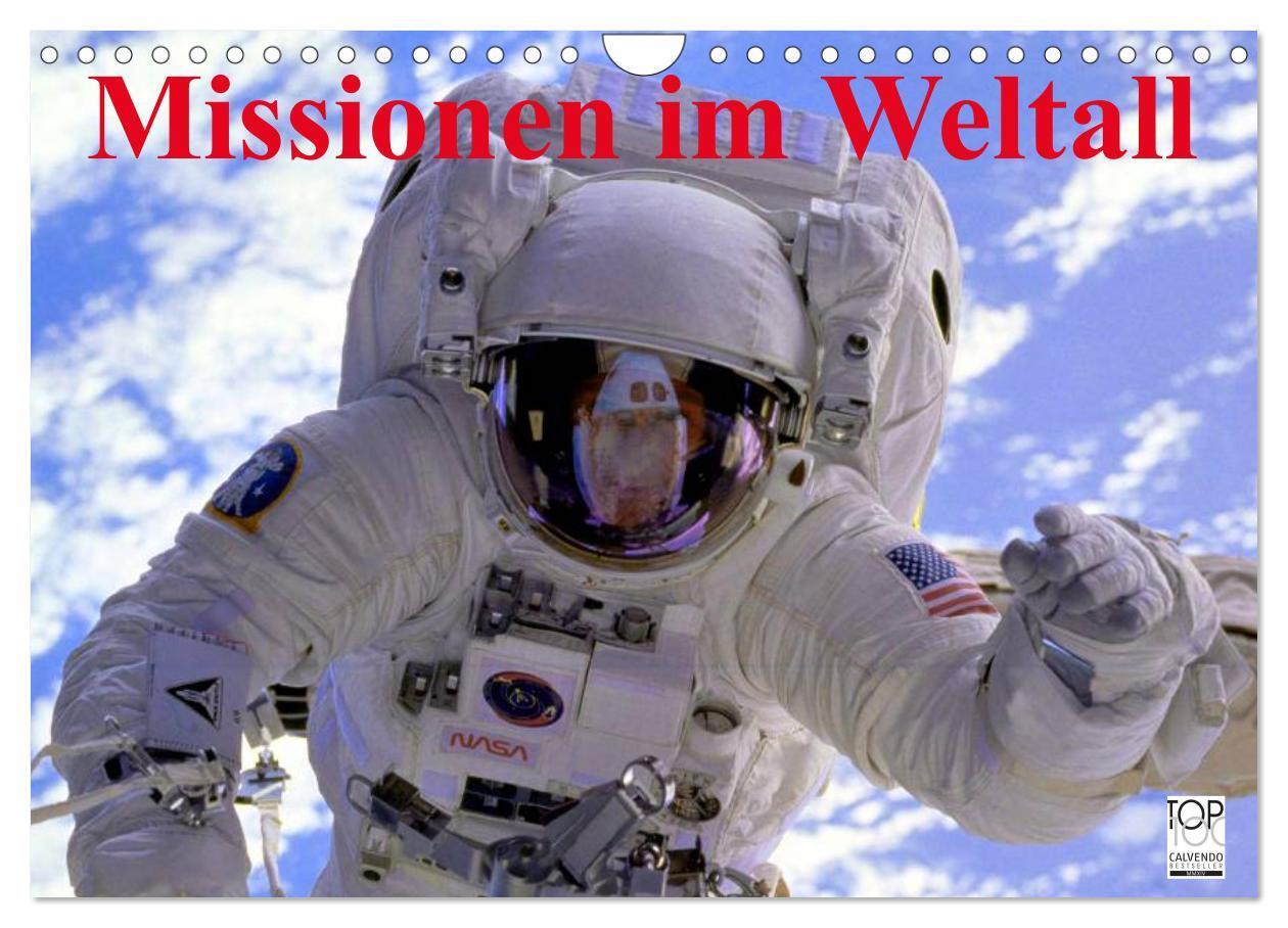 Cover: 9783383524080 | Missionen im Weltall (Wandkalender 2024 DIN A4 quer), CALVENDO...