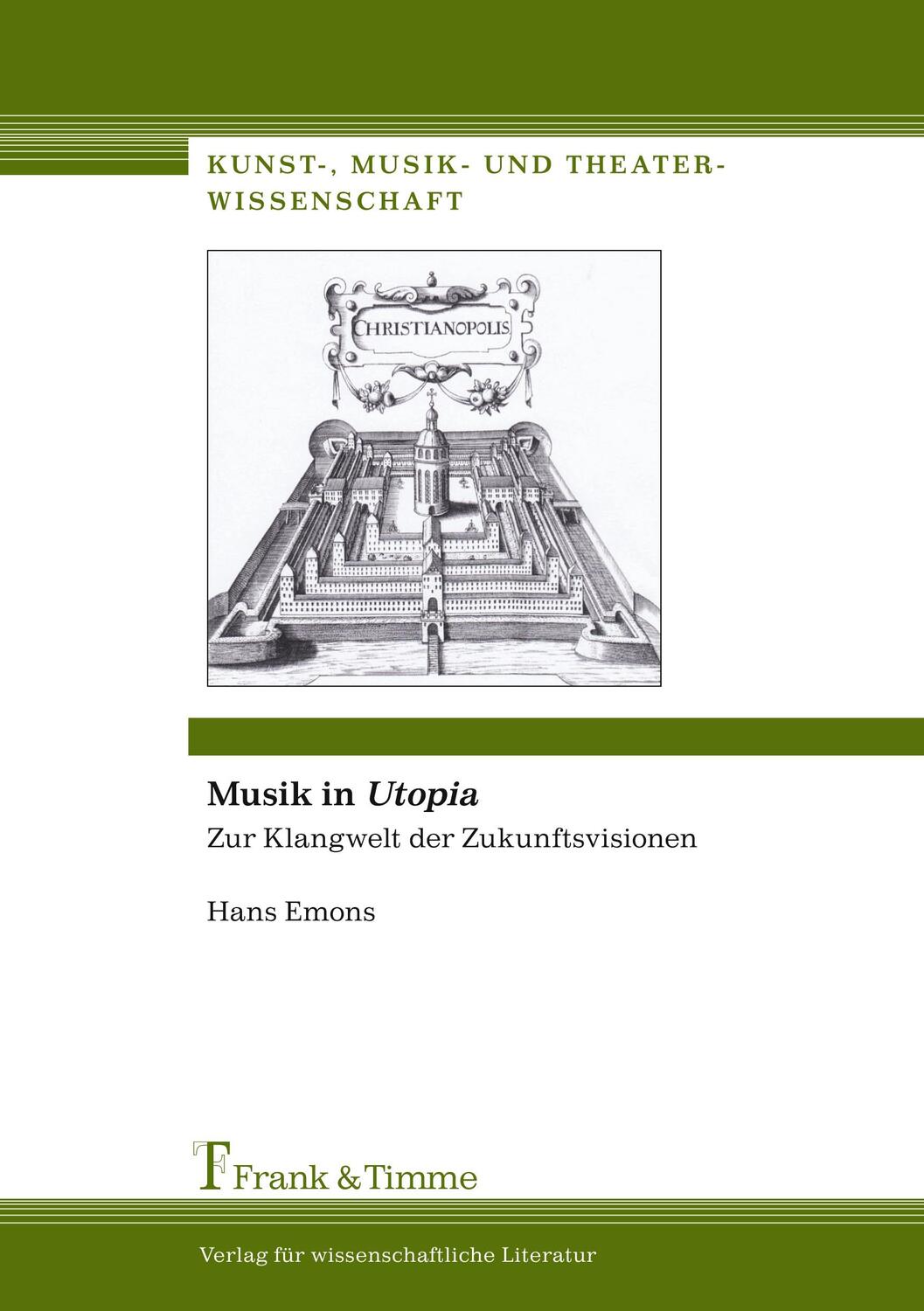 Cover: 9783732901937 | Musik in Utopia | Zur Klangwelt der Zukunftsvisionen | Hans Emons