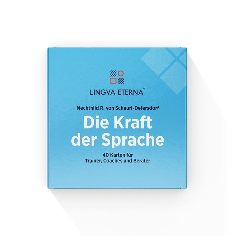 Cover: 4260198990316 | Die Kraft der Sprache - 40 Karten für Trainer, Coaches und Berater