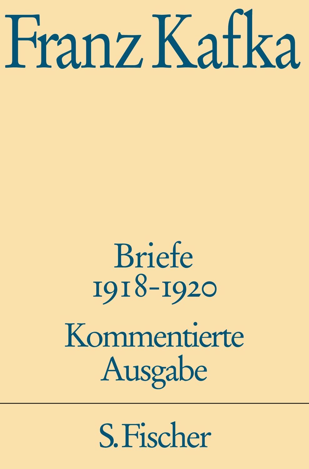 Cover: 9783100381675 | Briefe 1918-1920 | Band 4 | Franz Kafka | Buch | 822 S. | Deutsch