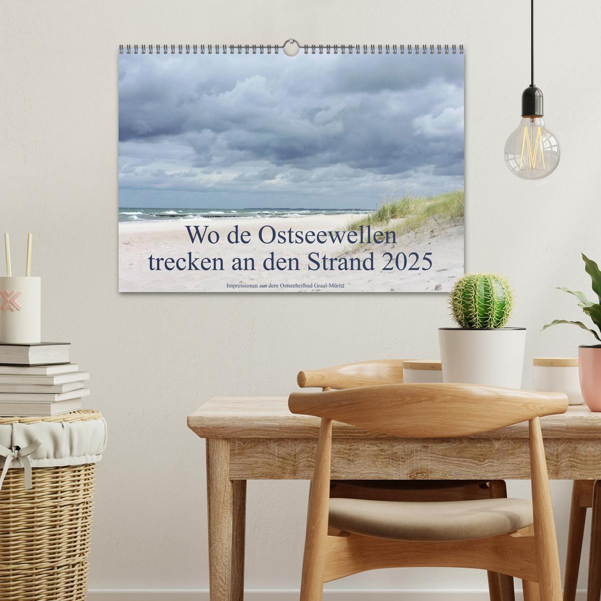 Bild: 9783435682850 | Wo de Ostseewellen trecken an den Strand 2025 (Wandkalender 2025...