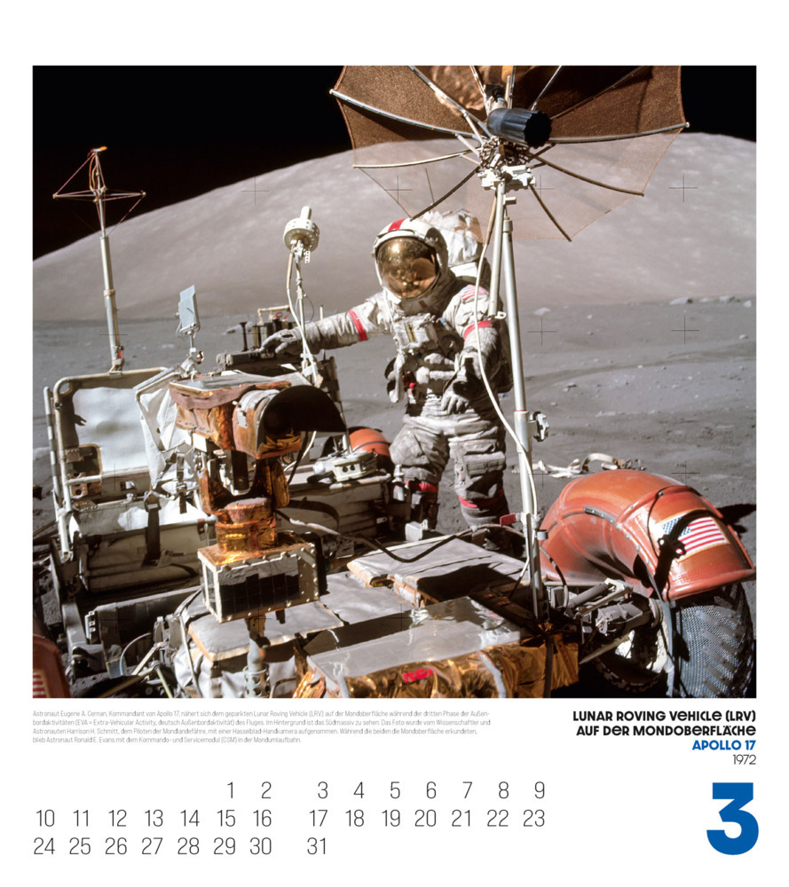 Bild: 9783838425085 | The Apollo Archives Kalender 2025 | Ackermann Kunstverlag | Kalender