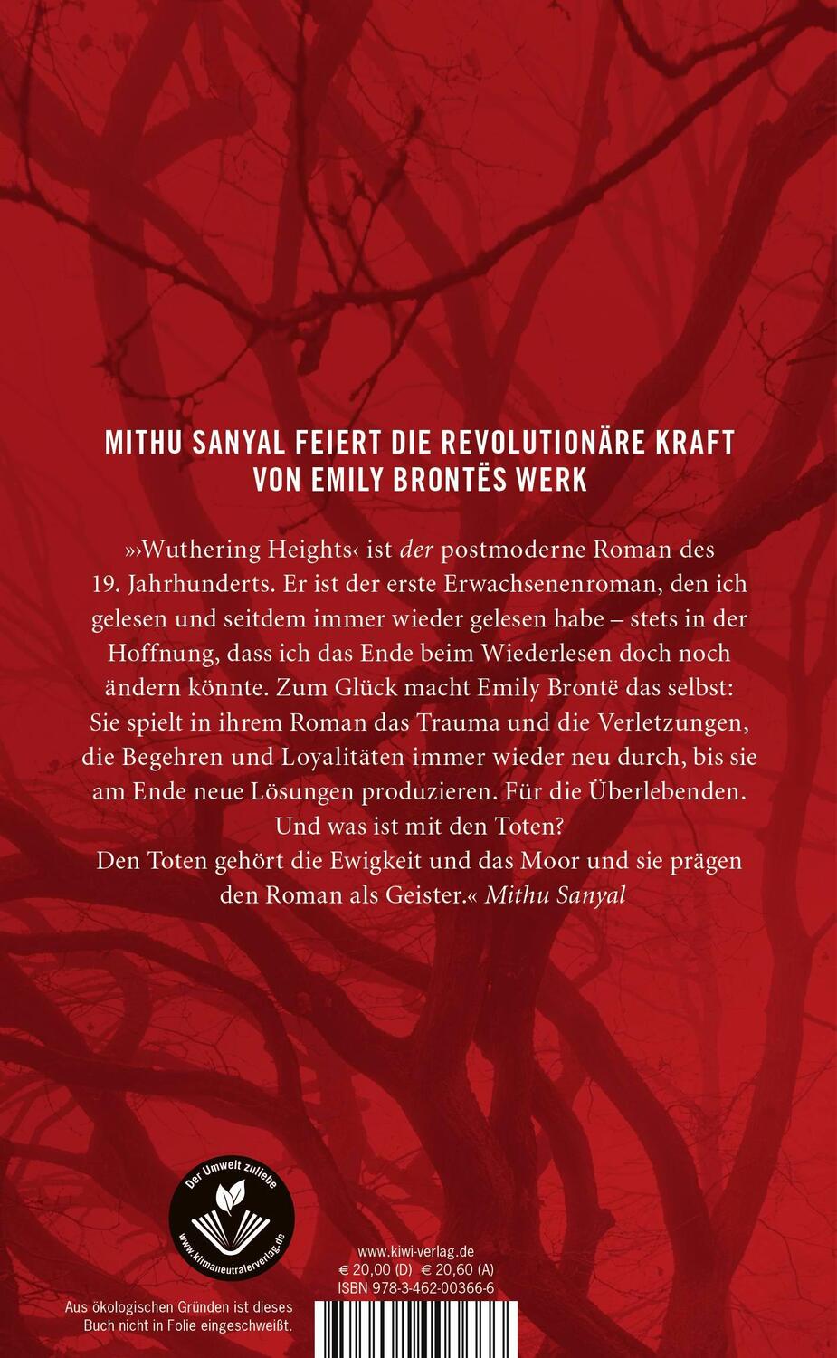 Rückseite: 9783462003666 | Mithu Sanyal über Emily Brontë | Mithu Sanyal | Buch | 157 S. | 2022