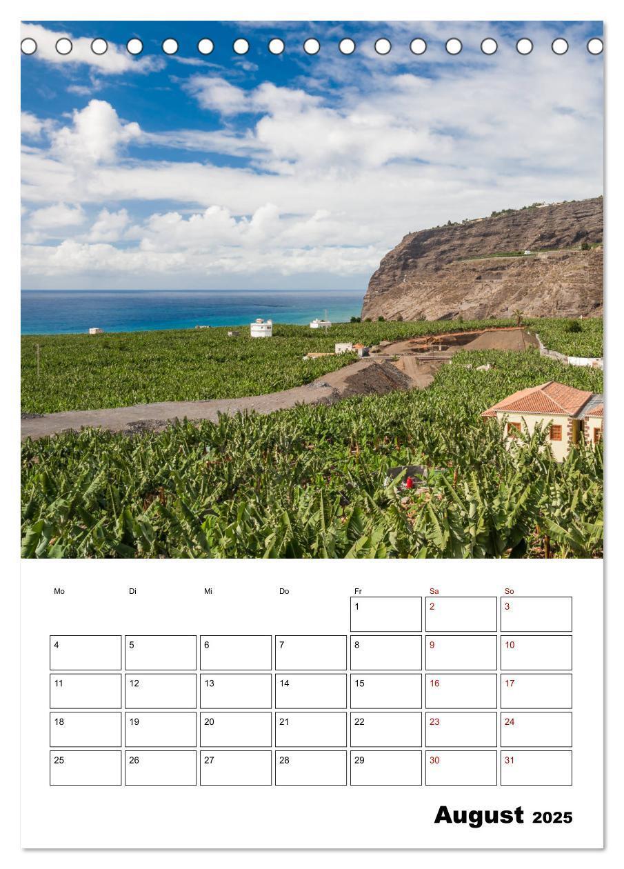 Bild: 9783435980192 | Wanderparadies La Palma (Tischkalender 2025 DIN A5 hoch), CALVENDO...