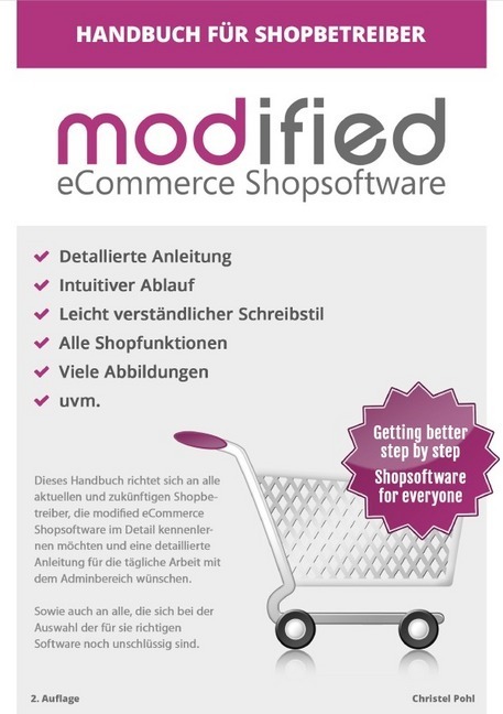 Cover: 9783746755212 | Handbuch für Shopbetreiber | modified eCommerce Shopsoftware | Pohl