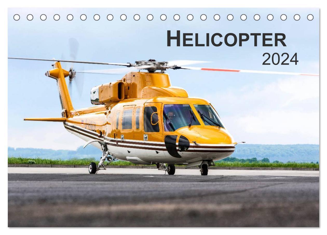 Cover: 9783675966239 | Helicopter 2024 (Tischkalender 2024 DIN A5 quer), CALVENDO...