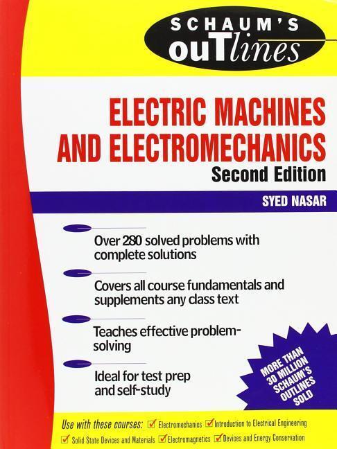 Cover: 9780070459946 | Schaum's Outline of Electric Machines & Electromechanics | Syed Nasar