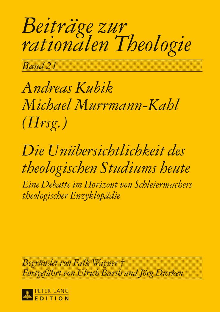 Cover: 9783631647905 | Die Unübersichtlichkeit des theologischen Studiums heute | Buch | 2013