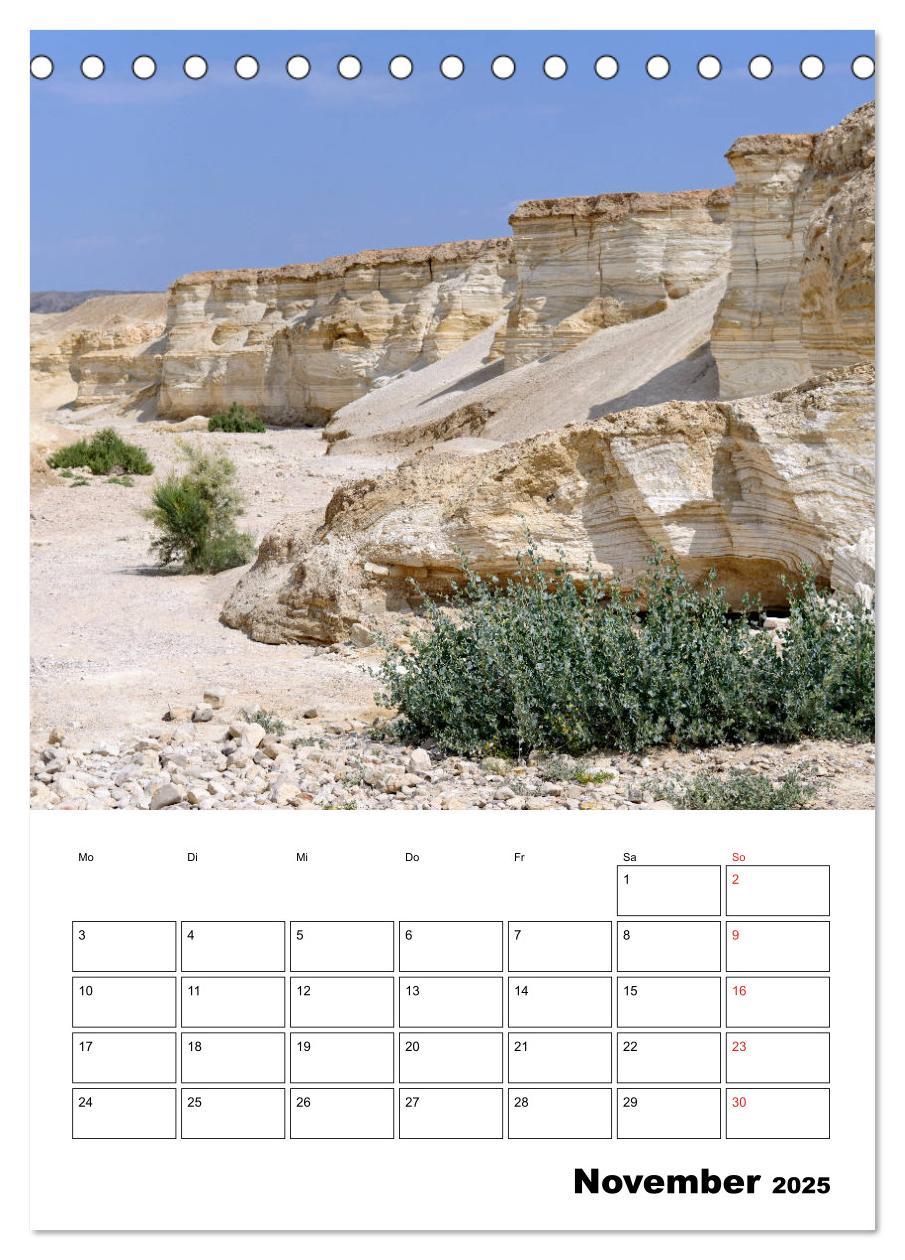 Bild: 9783435946051 | Israel - Der Monatsplaner 2025 (Tischkalender 2025 DIN A5 hoch),...