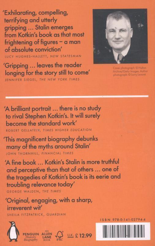 Rückseite: 9780141027944 | Stalin, Vol. I | Paradoxes of Power, 1878-1928 | Stephen Kotkin | Buch